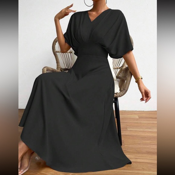 Dresses & Skirts - Boho batwing sleeve A line dress